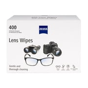 Zeiss Pre-Moistened Eyeglass Cleaning Lens Wipes 400 Count