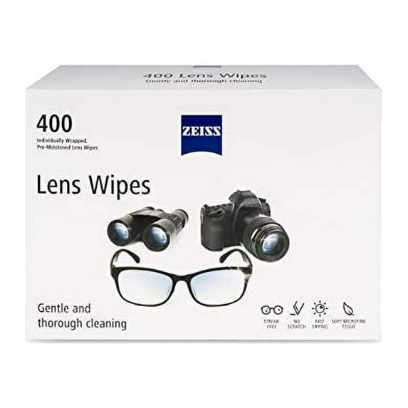 Zeiss Pre-Moistened Lens Cleaning Wipes, 400 count