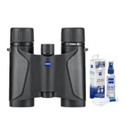 Zeiss Terra ED 8x25, Folding Design, Fast Focusing Binoculars Black Lens Cleaning Kit