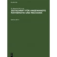 thumbnail image 1 of Zeitschrift FÃ¼r Angewandte Mathematik Und Mechanik. Band 61, Heft 5, (Hardcover), 1 of 1