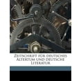 thumbnail image 1 of Zeitschrift für deutsches Altertum und deutsche Literatur (Paperback), 1 of 1