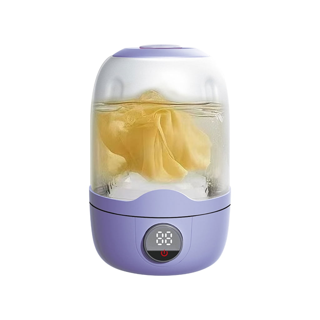 Zeiwohndc 1.1L Portable Wireless Mini Washer For Underwear Baby Clothes Cleaning