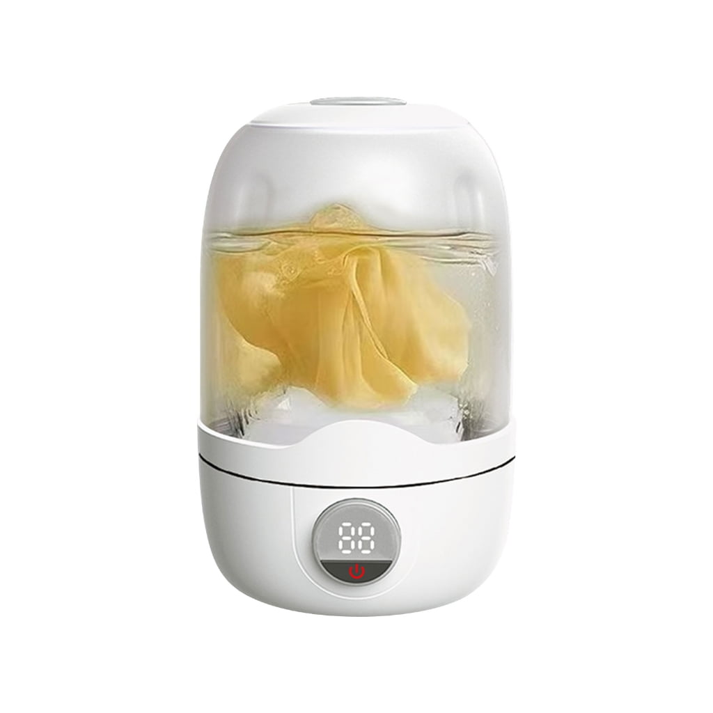 Zeiwohndc 1.1L Portable Wireless Mini Washer For Underwear Baby Clothes Cleaning