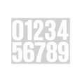 thumbnail image 1 of Zeiwohndc 10 Pcs 4" Large Reflective Address Numbers - Stick for Mailbox, House, Door - Easy to Apply, 1 of 13