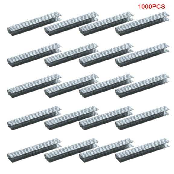 Zeiwohndc 1000 Pcs U Shaped for Staples 12x6.3mm Nails For Staple Gun Stapler
