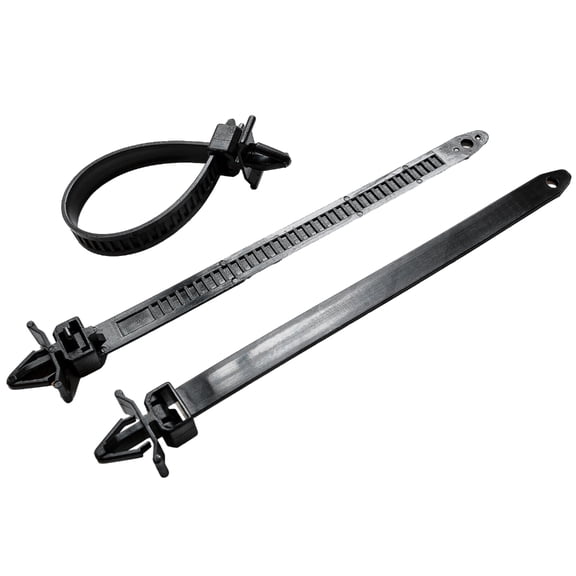 Zeiwohndc 100pcs Self-locking Cable Tie Car Chassis Bundling Wire Harness Clips Fasteners