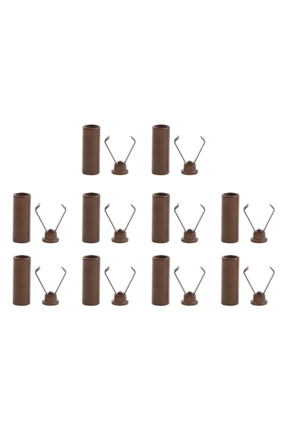 10Pcs Metal Drawstring Cord Lock Adjustable Elastic Cord Stoppers For Hoodies