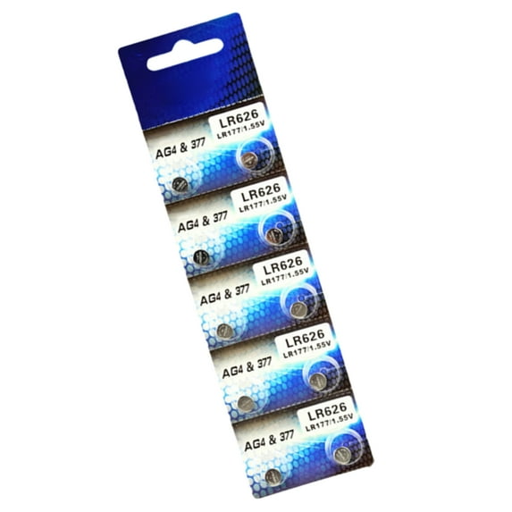 Zeiwohndc 10pc AG0/AG1/AG3/AG4/AG10/AG13 Battery 1.55V Alkaline Button Cell Batteries