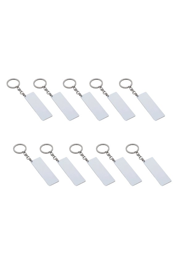10pc Sustainable Aluminum Key Rings Easy Assembly for Students and Professionals