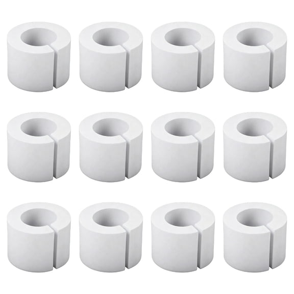 Zeiwohndc 12Pack Foam Curtain Spacers Drapery Spacers Remain Full & Functional