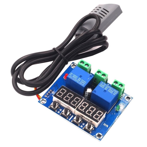 Zeiwohndc 12V Thermostat Module Thermometers Hygrometer Control Module Board Accurate