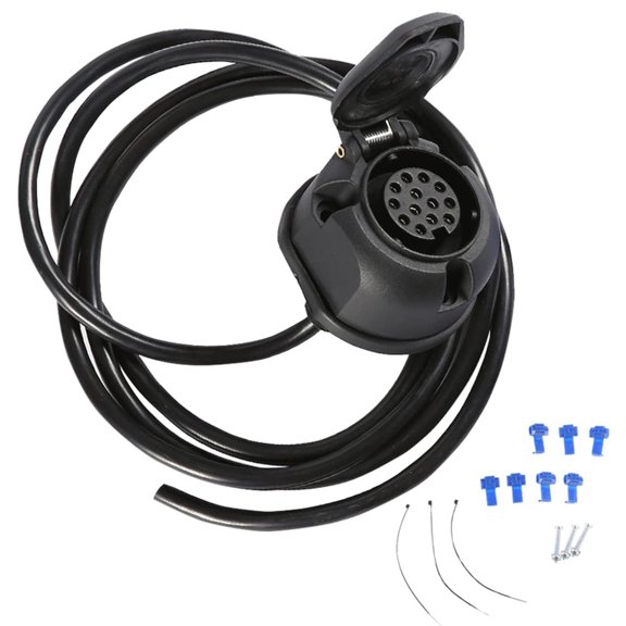 Zeiwohndc 13 Pin Trailer Plug Electrical Caravans Wiring Connector Towing Bar Socket