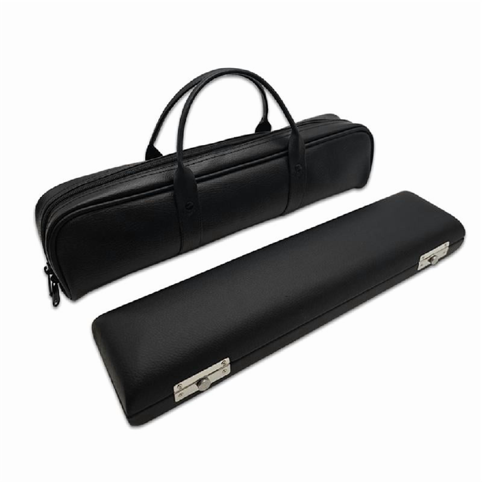 Zeiwohndc 17 Holes Flute Bag Dustproof Flute Carrying Case Padded PU Leather Flute Case