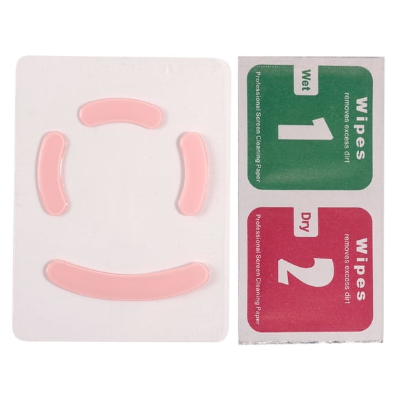 Zeiwohndc 1Set for GPW Glass Mouse Skates Mouse Curved Edges Feet Sticker Pad