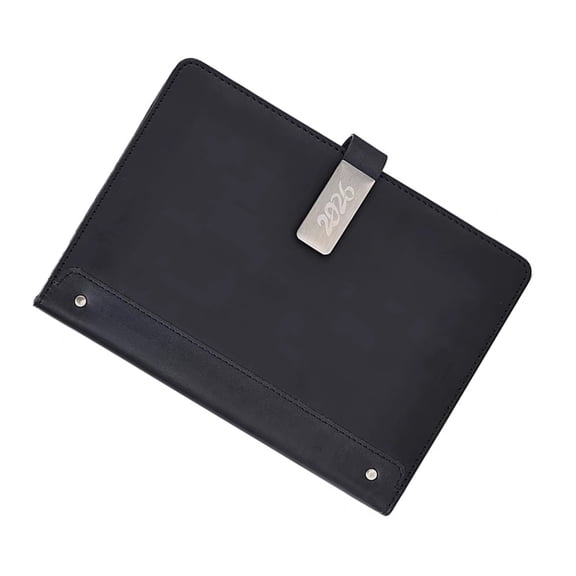 Zeiwohndc 2026 Daily Planner with Magnetic Closure Elastic Pen Slots For Office School