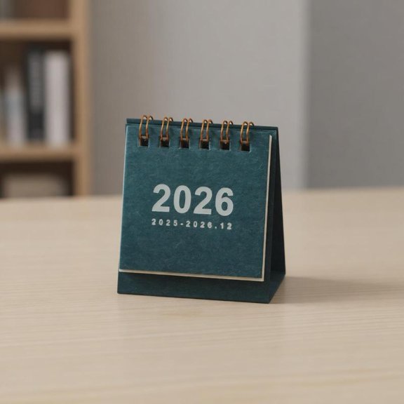 Zeiwohndc 2026 Desk Calendar 18 Month from Jul 2025 to Dec 2026 For Notes Appointments