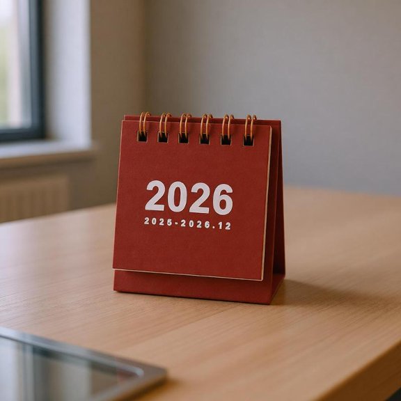 Zeiwohndc 2026 Desk Calendar 18 Month from Jul 2025 to Dec 2026 For Notes Appointments