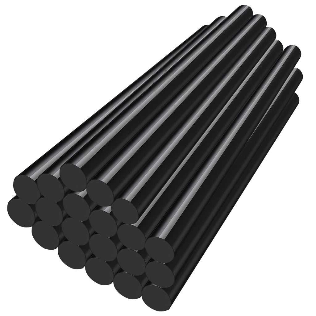 Zeiwohndc 20Pcs Black Hot Melt Glues Sticks Car Dent Removal Repair Strips Dent Repair