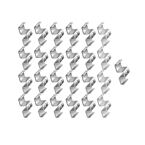 Zeiwohndc 25/50pcs Strong Metal Pad Clamps Impermeable Fretwork Fasteners For Flight Platforms