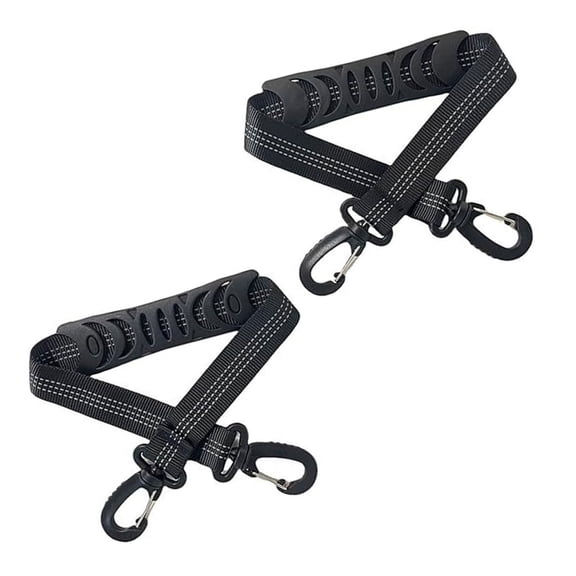 Zeiwohndc 2Pcs Ski Boot Carry Straps for Snowboard Skate Equipment Secure Transport