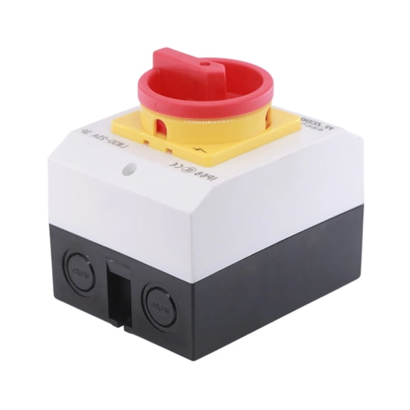 Zeiwohndc 3 Phase 32A Disconnect Switches Outdoor Rate ABS Housing 30Amp Load Capacity