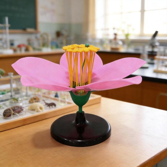 Zeiwohndc 33CM Anatomical ABS Peach Blossom Model For Classroom Teaching and School Lab