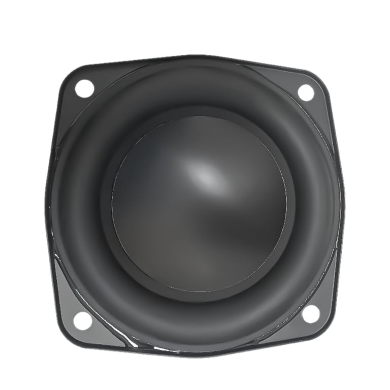 Zeiwohndc 3Inch 40W Subwoofer Speaker Passive Radiator Film Square