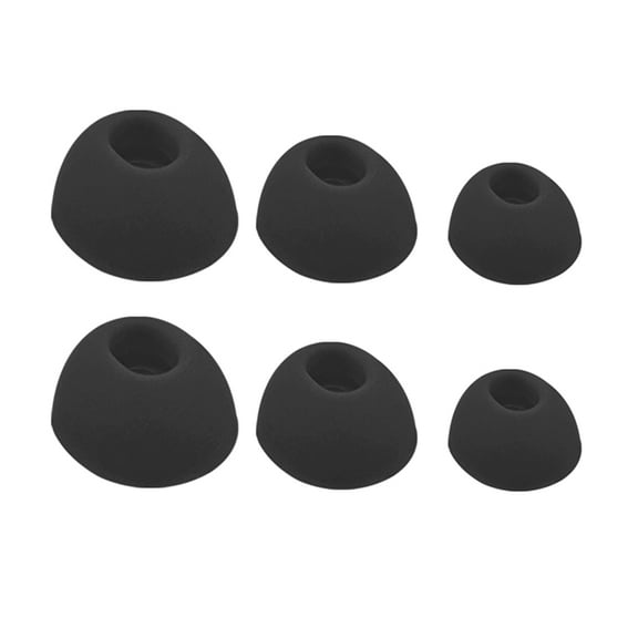 Zeiwohndc 3Pairs Ear Tips Noise Cancelling For Earphones Earbuds Covers in-ear Plugs