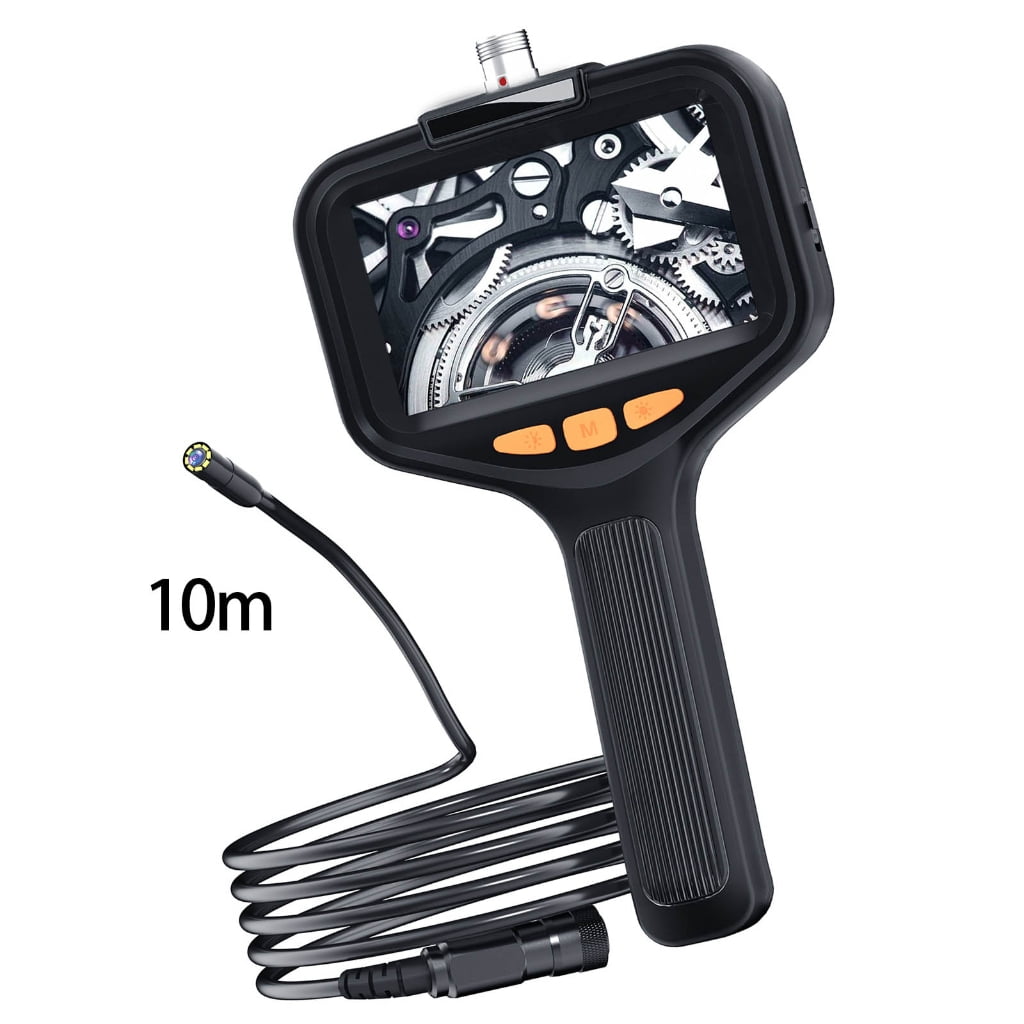 Zeiwohndc 4.3" Screen Endoscope 1080P Borescope Inspection Camera IP67 Waterproof 8 LED