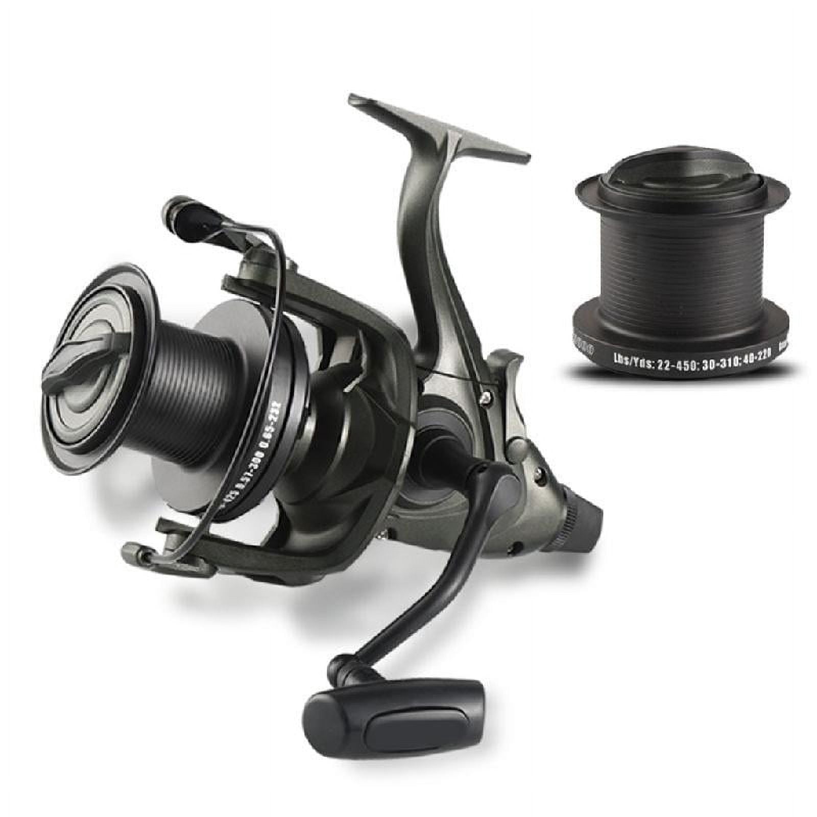 Zeiwohndc 4.6:1 Gear Ratio Sea Rotating Reels 39.5LBS Drag Fishing Reels Wheel