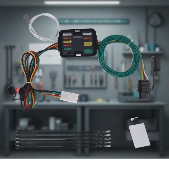 Zeiwohndc 4 Pin 3 Way 2 Trailer Wiring Harness ABS Suitable for 2021 to 2024 MPV