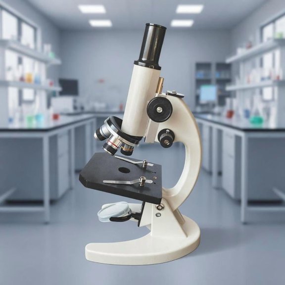 Zeiwohndc 40x-2000x Biological Microscope with LED Light for School Labs Home Education