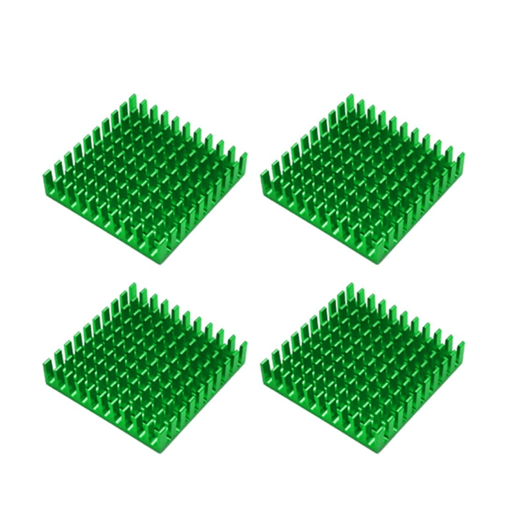 Zeiwohndc 4PCS 40mm Heatsink Kit 40x40x11mm + Thermal Pad Aluminum Heat ...