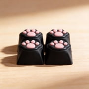 Zeiwohndc 4Pcs 3D CatPaw Keycap ABS Mechanical Keyboards Keycap for MXes Switches