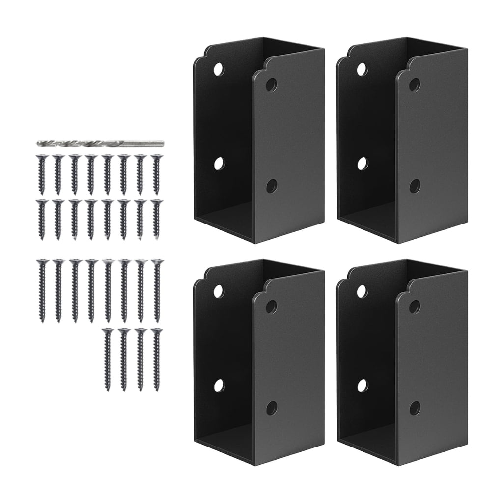 Zeiwohndc 4Pcs Heavy Duty Railing Bracket Connector for 2x4inch Wood ...