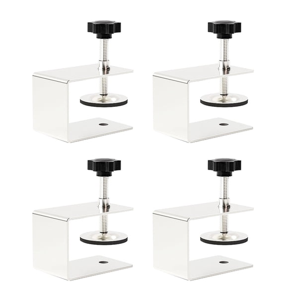 Zeiwohndc 4pc Drawer Face Fastening Clip, Drawer Clamp Bracket for Drawer Installation