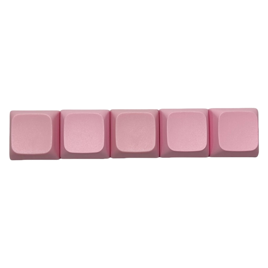 Zeiwohndc 5/10Pieces Pink PBT Keycaps 1U XDA Height No Print For ...