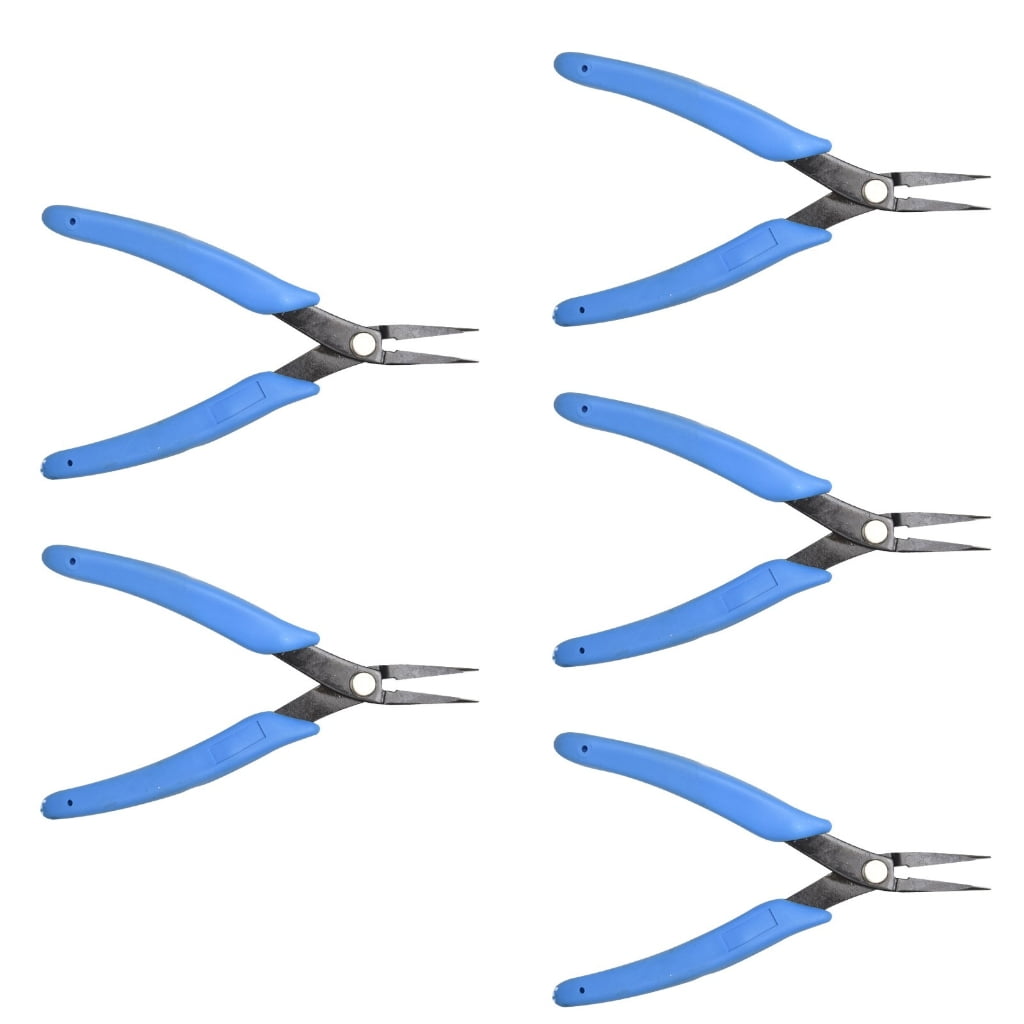 Zeiwohndc 5 Inch Extra Extended Reach Needle Nose Pliers Heavy Duty Carbon Steel Material