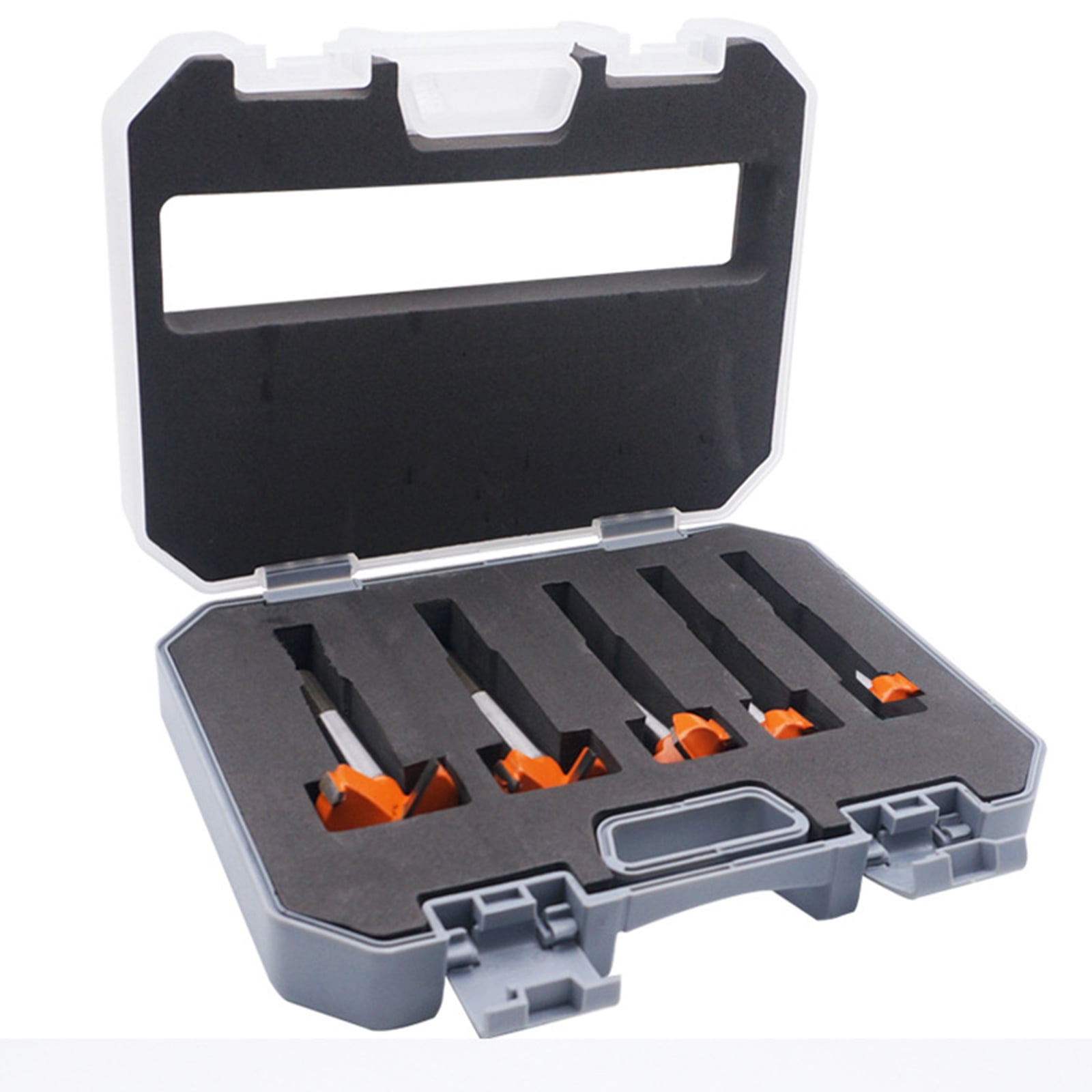 Zeiwohndc 5 Pieces Forstner Bits Wood Drill Set Woodworking Hole Saw Wood Cutter Tool