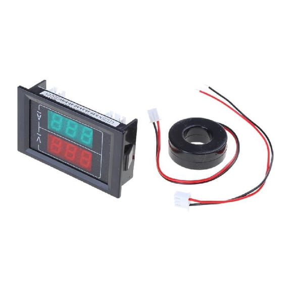 Zeiwohndc 50-500V 1-100A Led Digital Voltmeter Ammeter Volts Amp Current Panel Meter