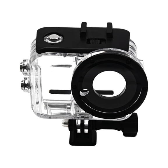 Zeiwohndc 50M Waterproof Case For Camera With Glass Lens Sliding Lock Diving Accessories