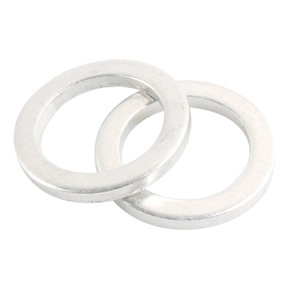 Zeiwohndc 50Pcs Engine Oil Drain Plug Gasket Aluminum Washers Rings 21513-23001