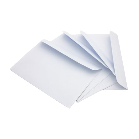 Zeiwohndc 50pcs Standard Envelopes Adhesive Sealing Liner Tear Proof Recycled Paper