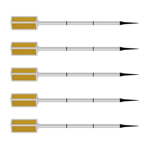Zeiwohndc 5Pcs Warning Traffic Barricades Signal Automatic Solar LED Safety Lights
