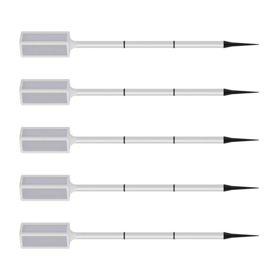 Zeiwohndc 5Pcs Warning Traffic Barricades Signal Automatic Solar LED Safety Lights