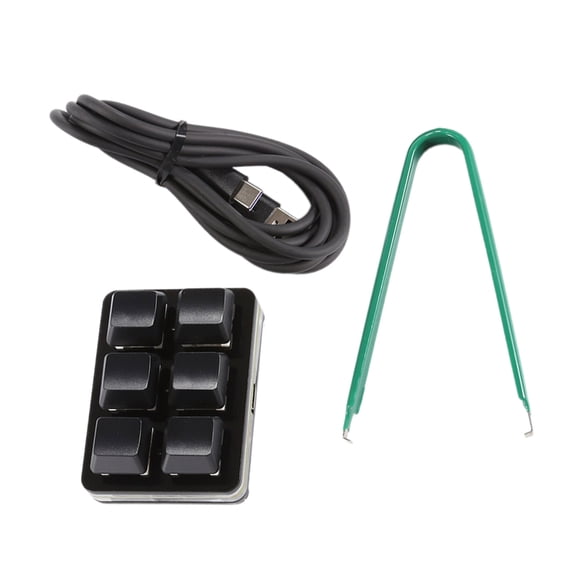 Zeiwohndc 6 Key Keypad for Personalize Programming for Game Mechanical Keyboard