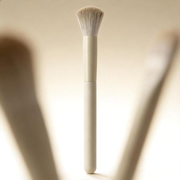 Zeiwohndc 6G Lightweighted Makeup Brush With Sturdy Aluminum Ferrule For Daily Use