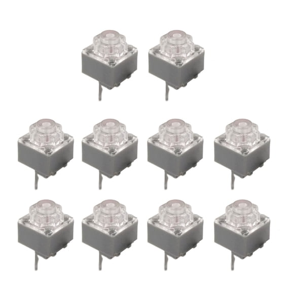 Zeiwohndc 6x6x7.2mm HUANO Quiet Micro Switches 10Million Life Mouse Button 2Pins