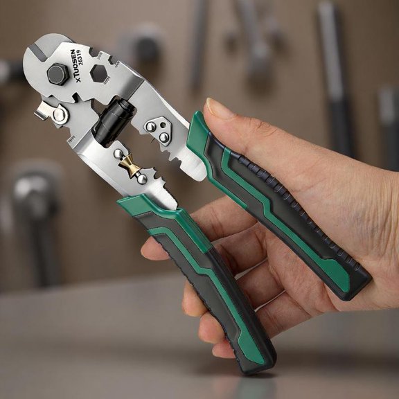 Zeiwohndc 8 Inches Carbon Steel Rope Cutter Wire Rope Shear With Spring Loaded Handle