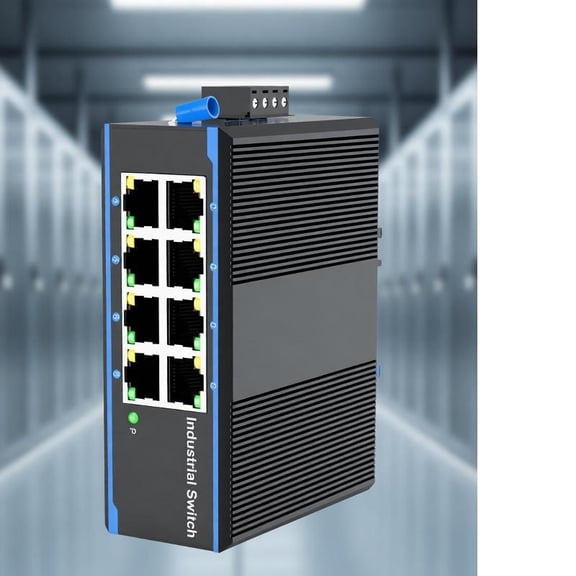 Zeiwohndc 8 Port Industrial Gigabit Industrial Switcher 1000Mbps Industry Networking